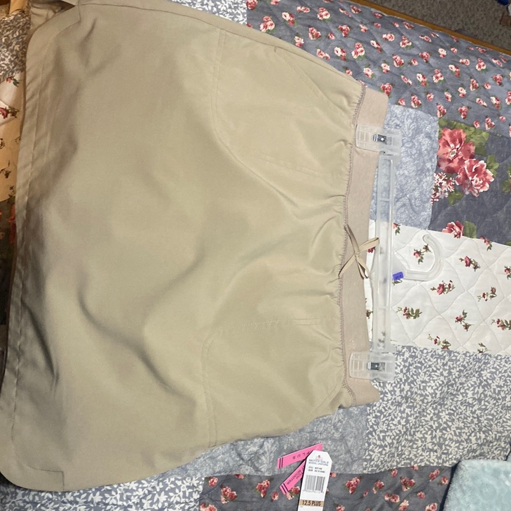 Nautica girls skort 12.5 beige